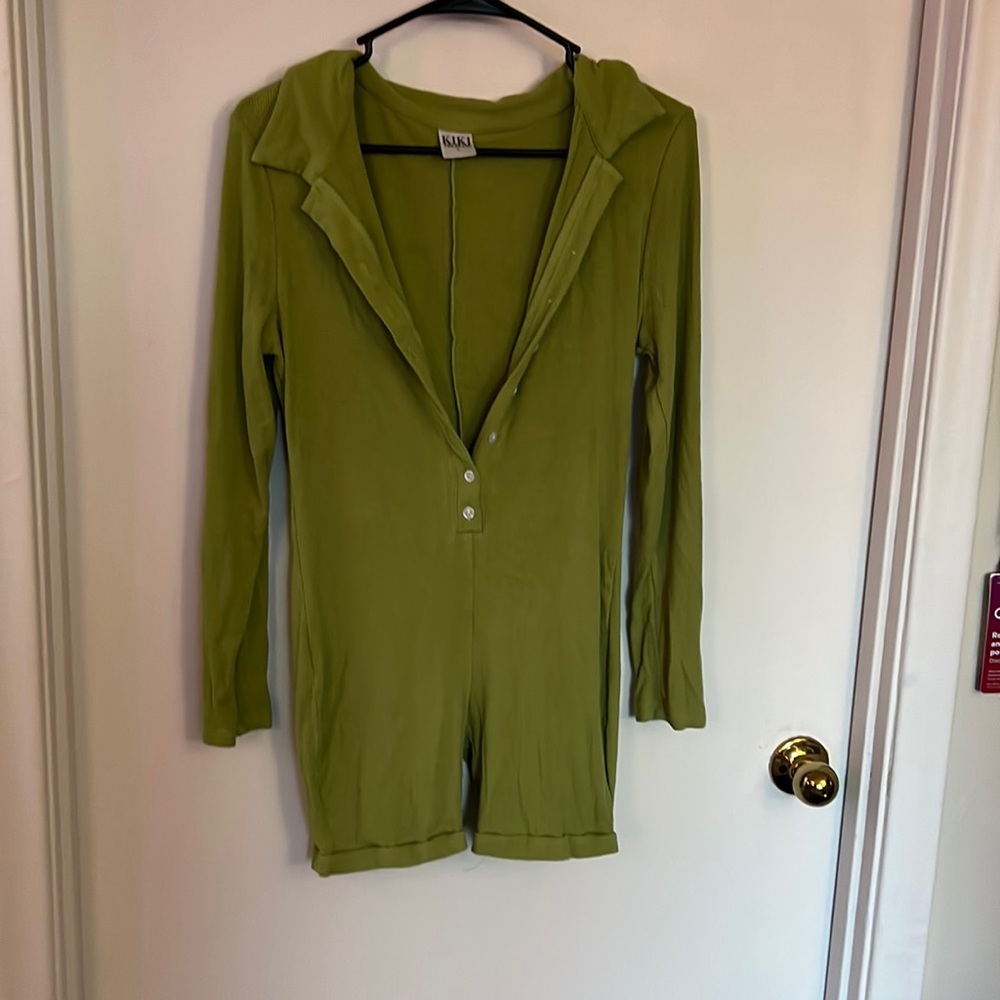 Olive Green Kiki The Brand Romper